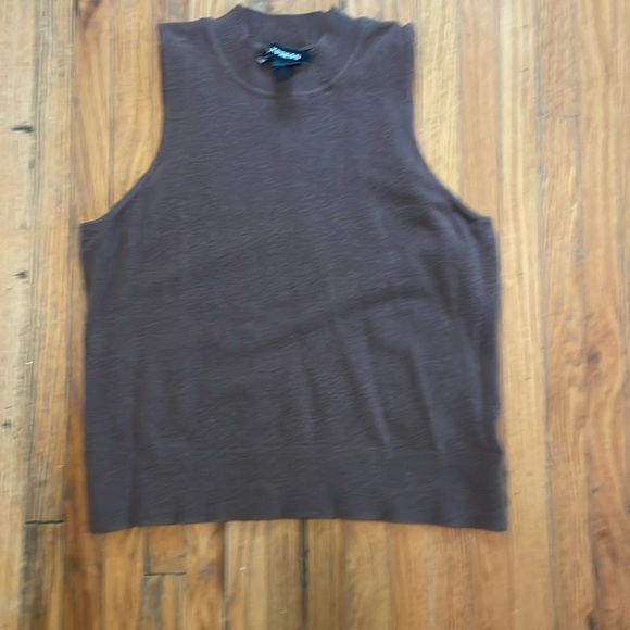 Mock neck sweater tank - Picture 1 of 2